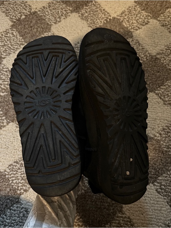 Mini UGG Black Cozy Slip-On Boots